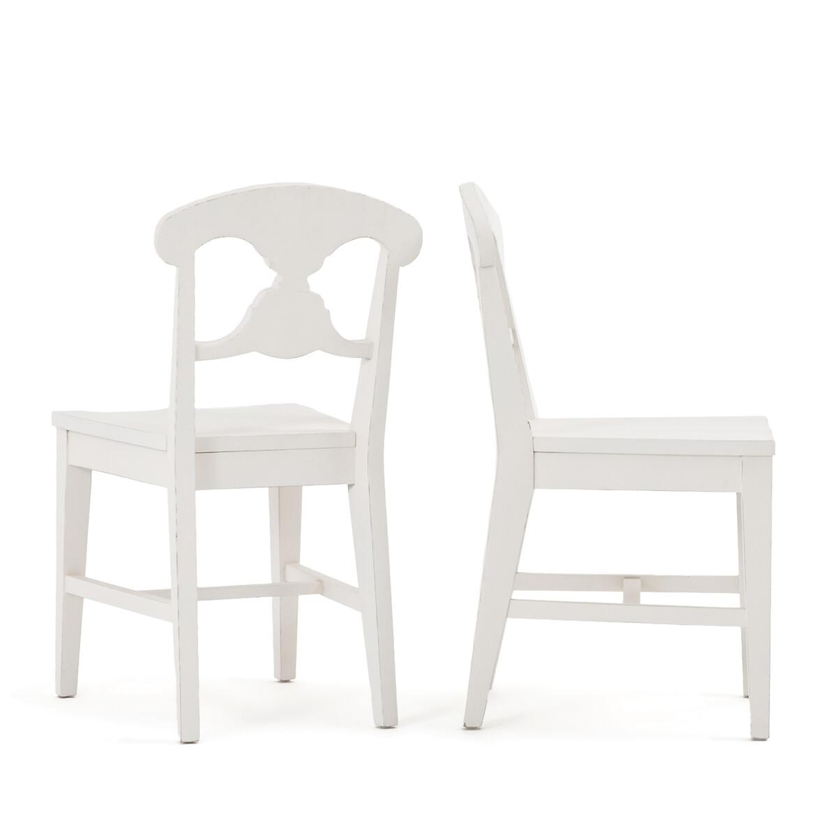 Set of 2 Swedish Pine Aged Effect Chairs – image 2