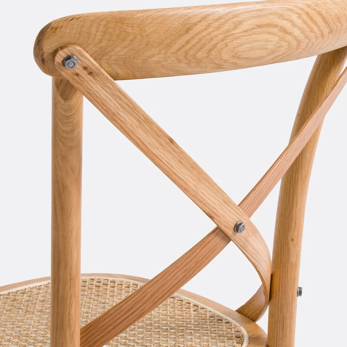 Set of 2 Cedak Oak Cross-Back Chairs – image 5