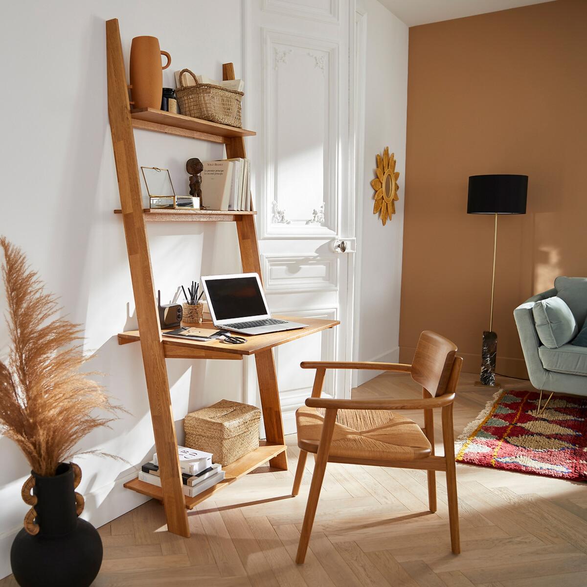 Pipo Solid Oak and Woven Rope Armchair – image 8