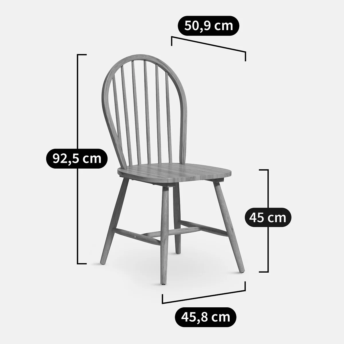 Windsor Spindle Back Chair – image 6