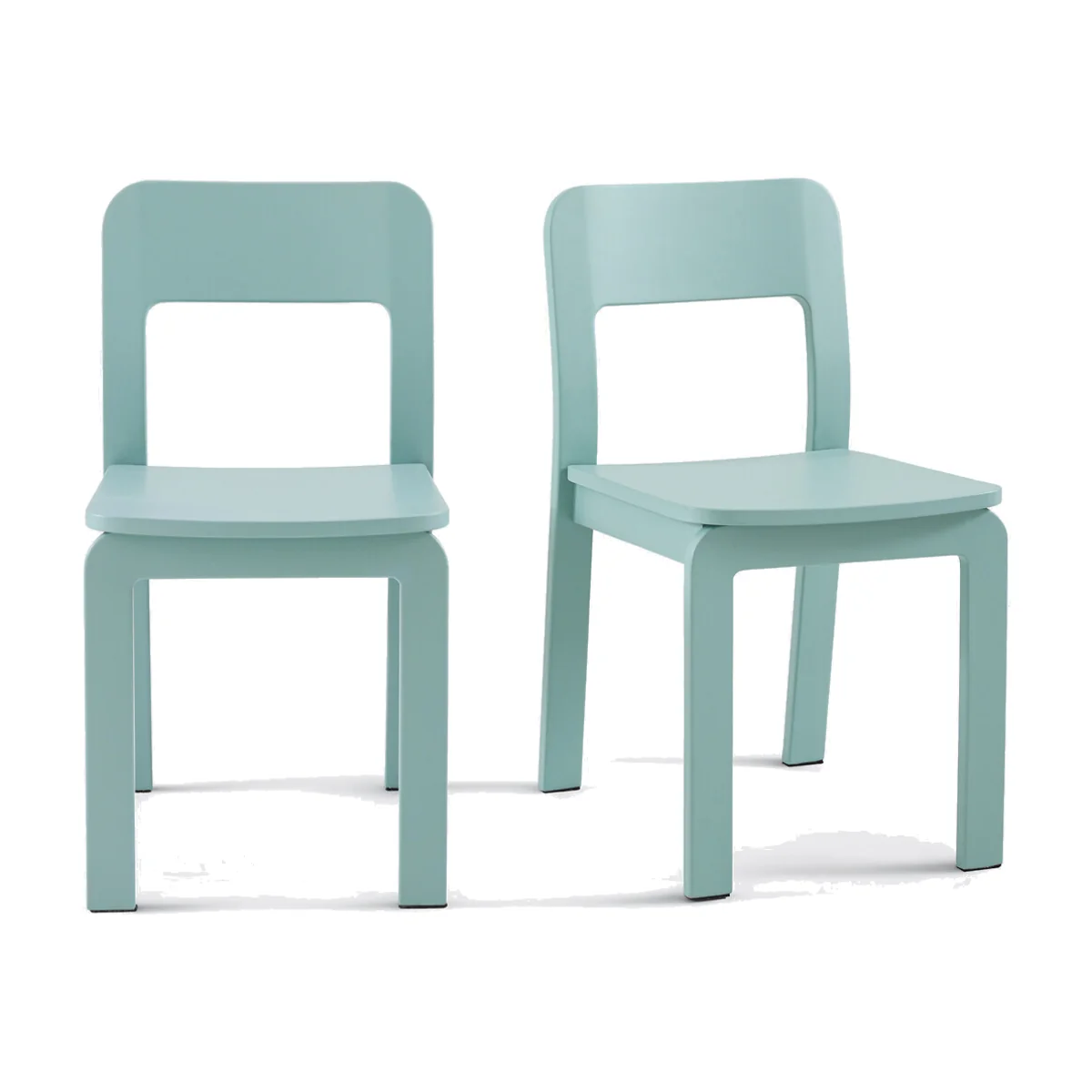 Set of 2 Talet Stained Solid Birch Chairs – image 1