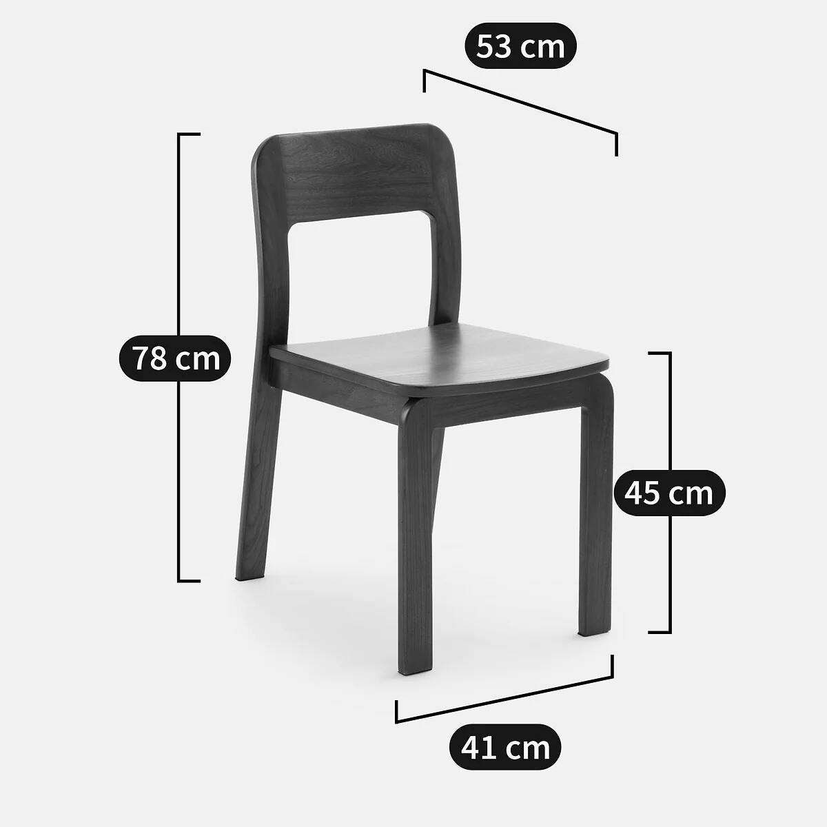 Talet Stained Solid Birch Chair – image 9