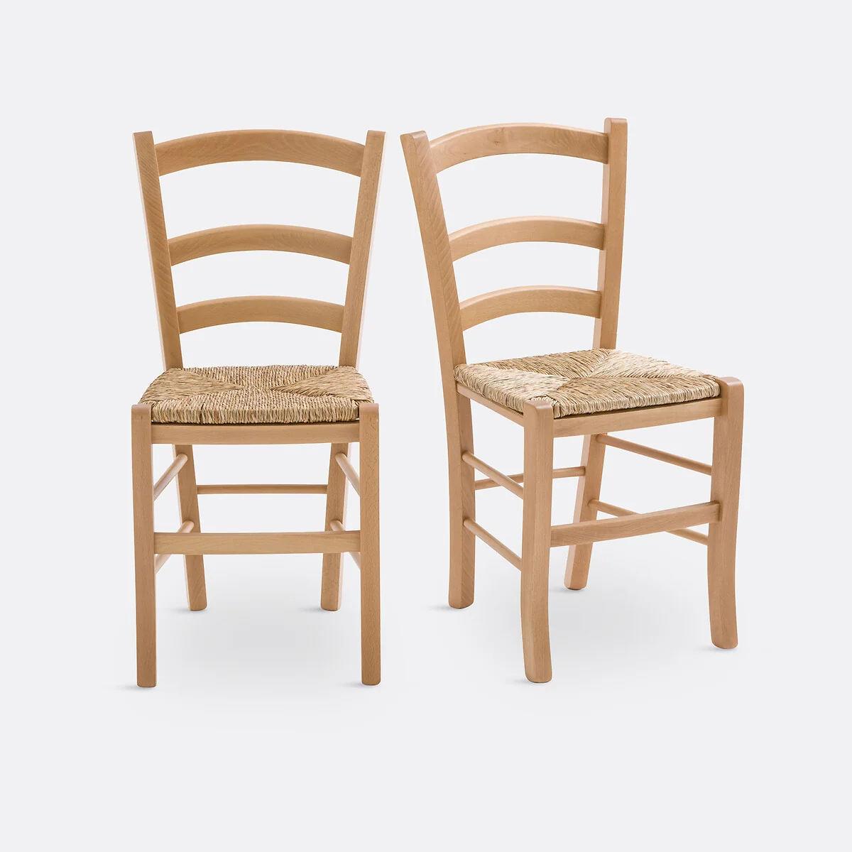 Set of 2 Perrine Farmhouse Chairs in Solid Beech – image 2