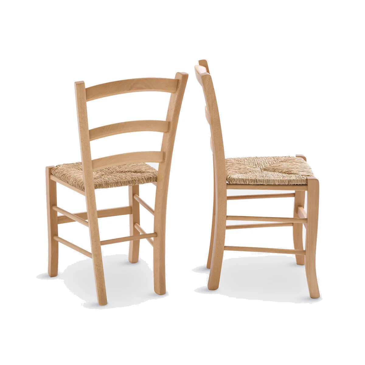 Set of 2 Perrine Farmhouse Chairs in Solid Beech – image 1