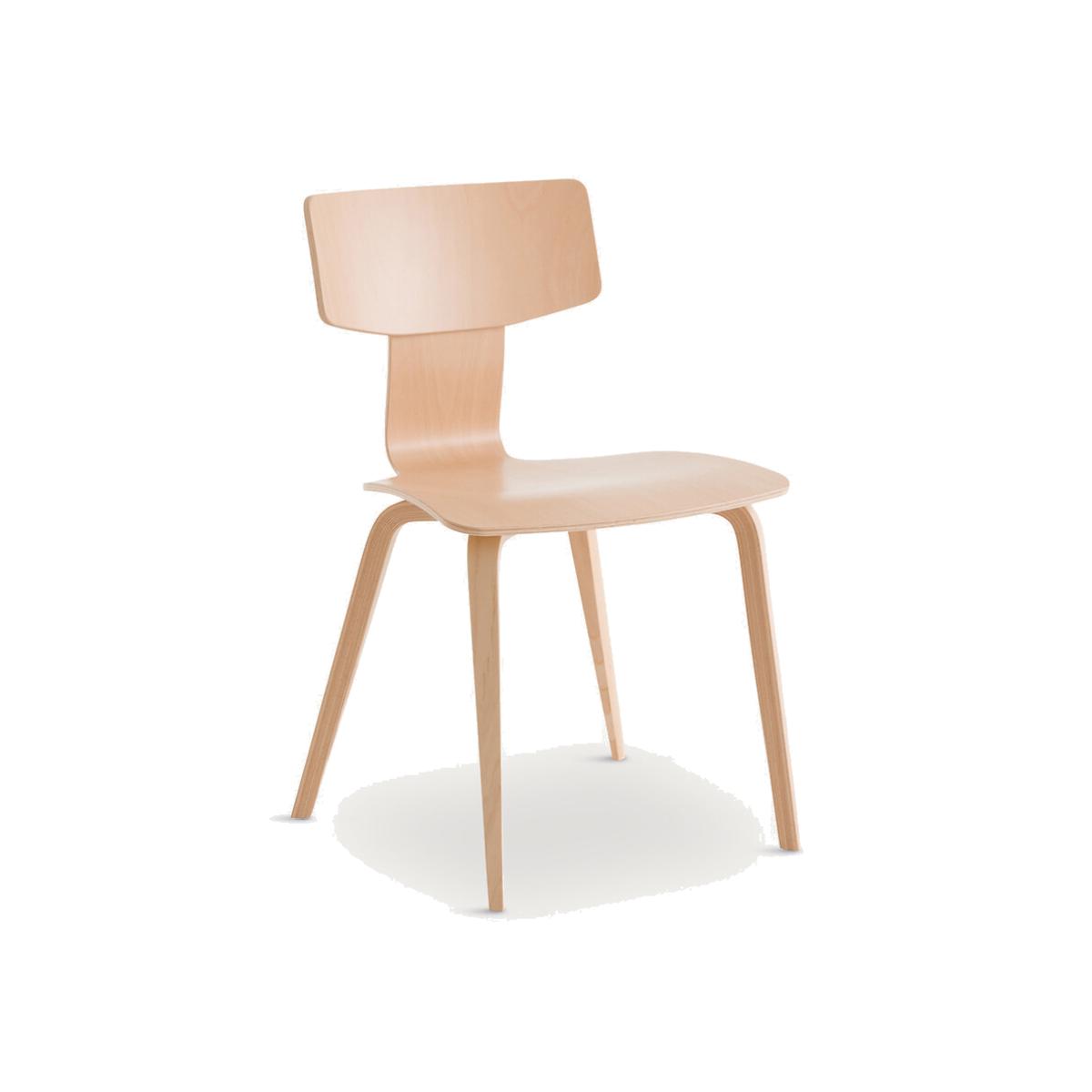 Elisée Beech Chair, Made in France – image 1