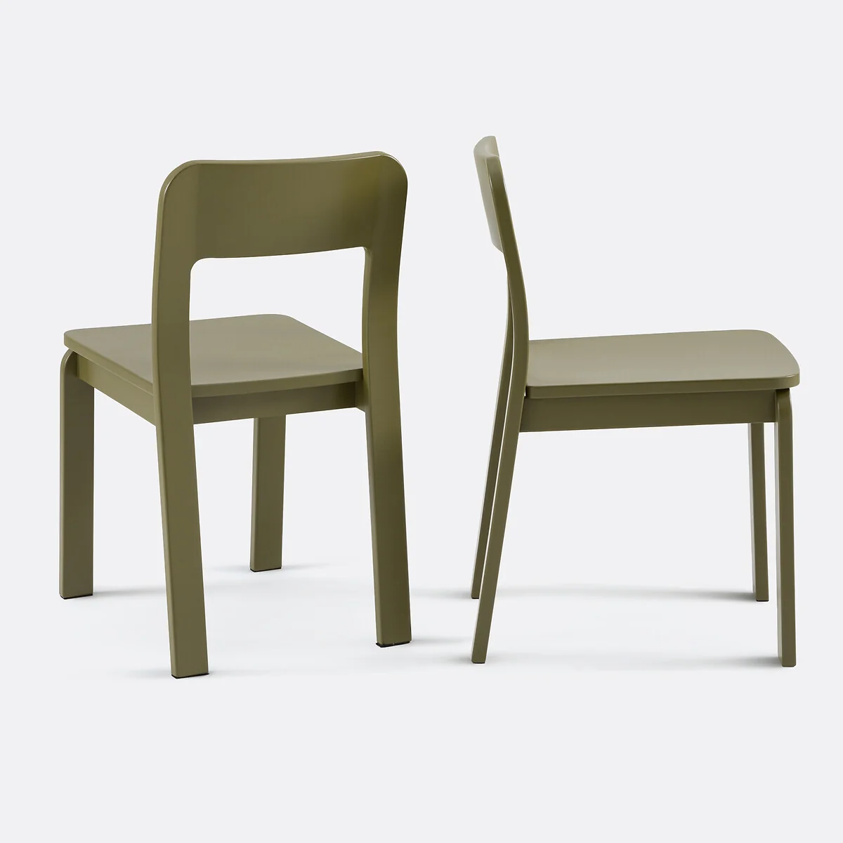 Set of 2 Talet Stained Solid Birch Chairs – image 4