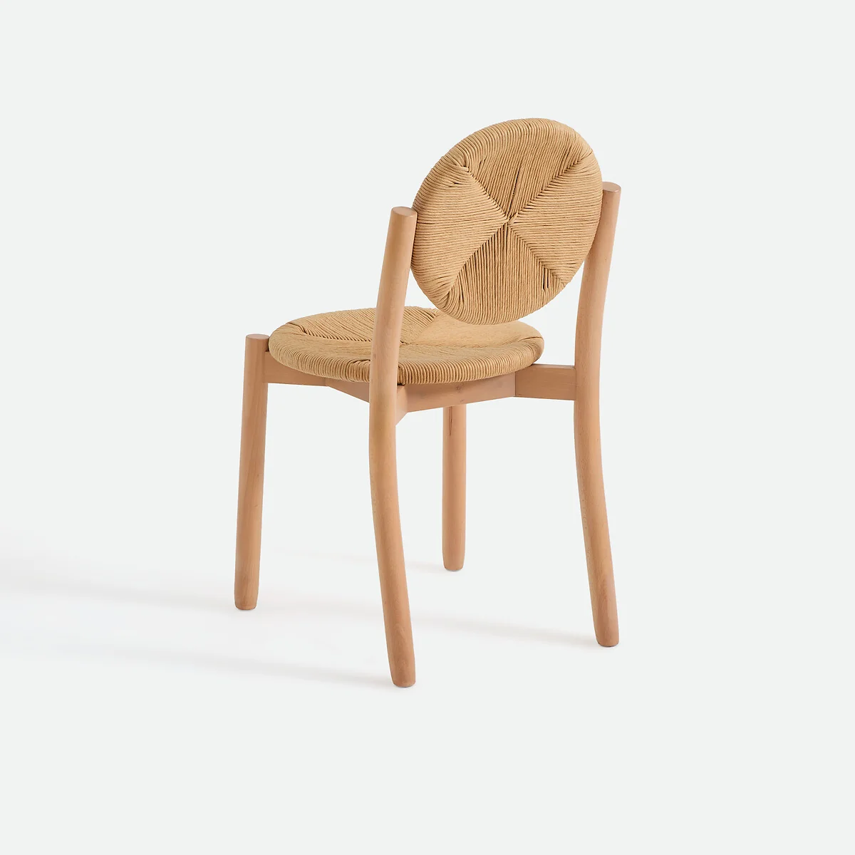 Carpo Beech/Woven Rattan Chair – image 5