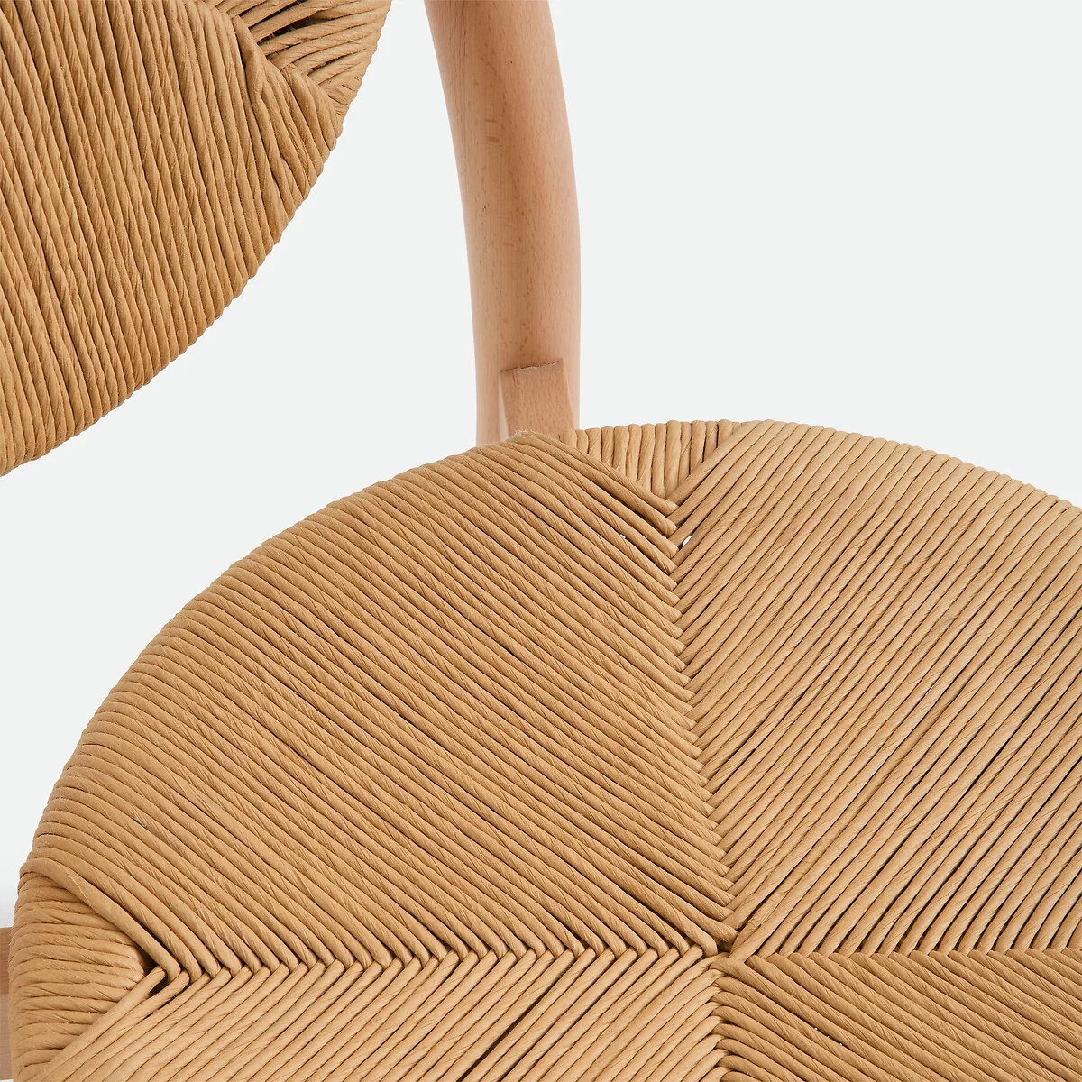 Carpo Beech/Woven Rattan Chair – image 7