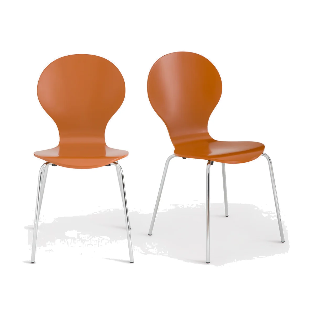 Set of 2 Lenon Stacking Chairs – image 1