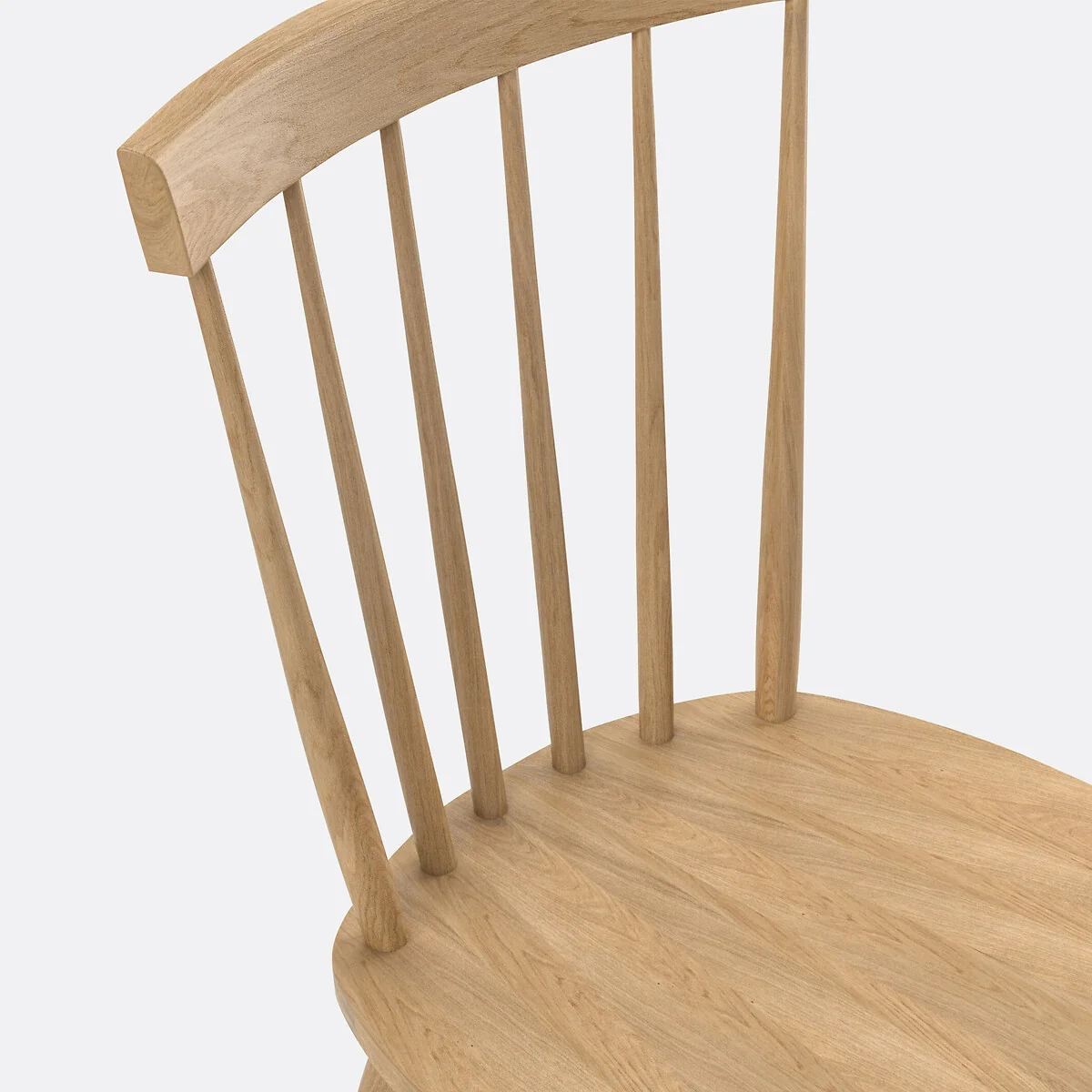 Jyko Solid Rubberwood Spindle Back Chair – image 5