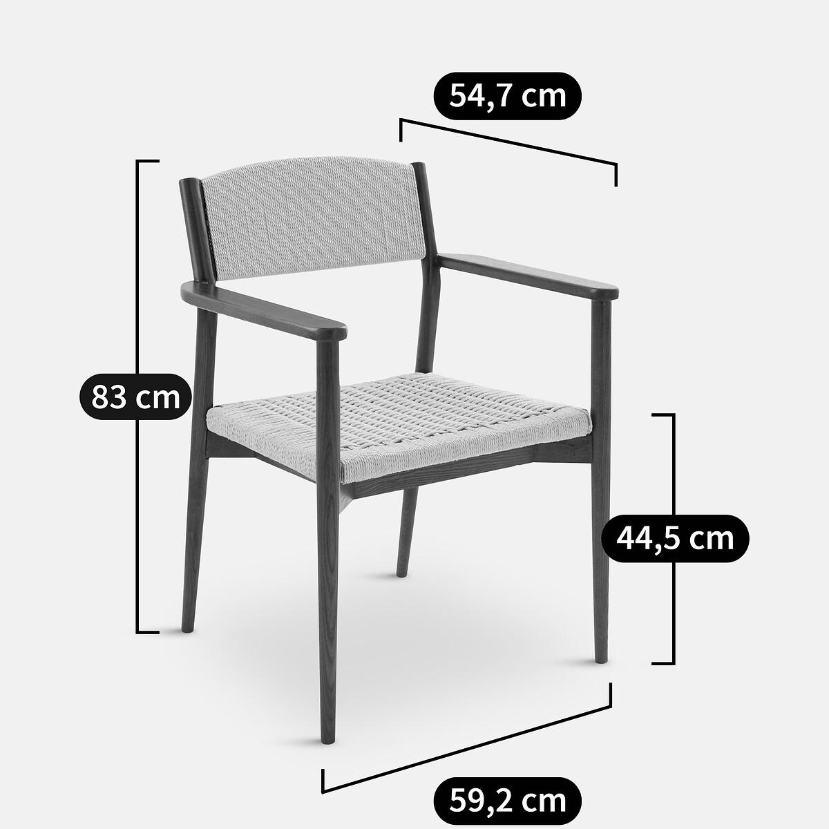 Dorau Weaving & Solid Ash Table Armchair – image 8