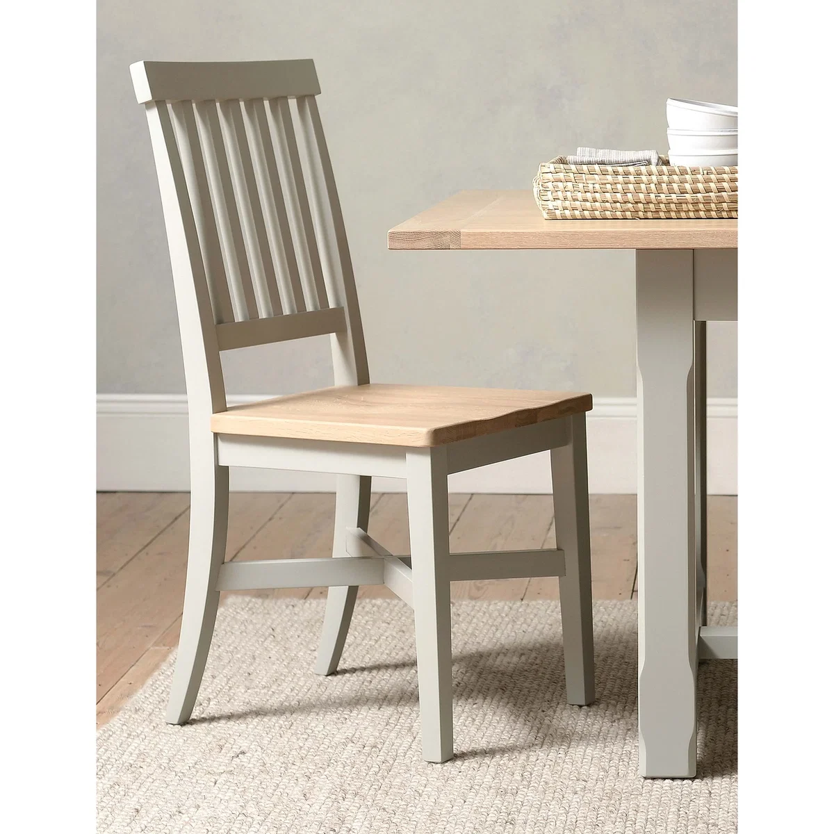 Cotswold Company Set of 2 Chester Dining Chairs Grey Mix – image 4