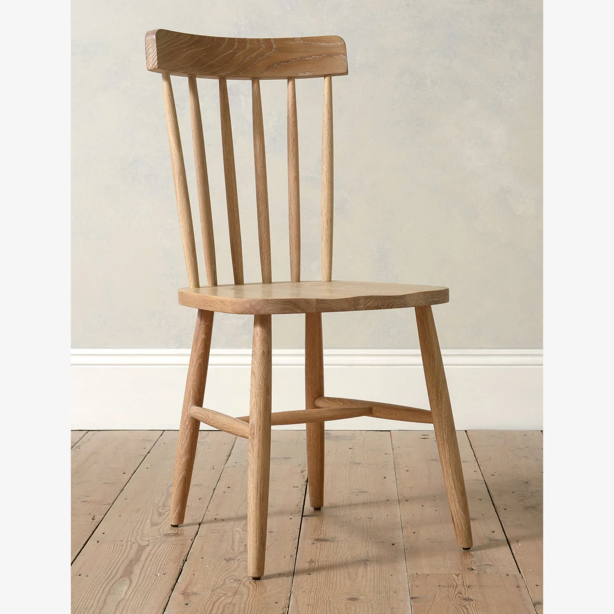 Cotswold Company Set of 2 Inglesham Spindleback Dining Chairs Natural – image 1