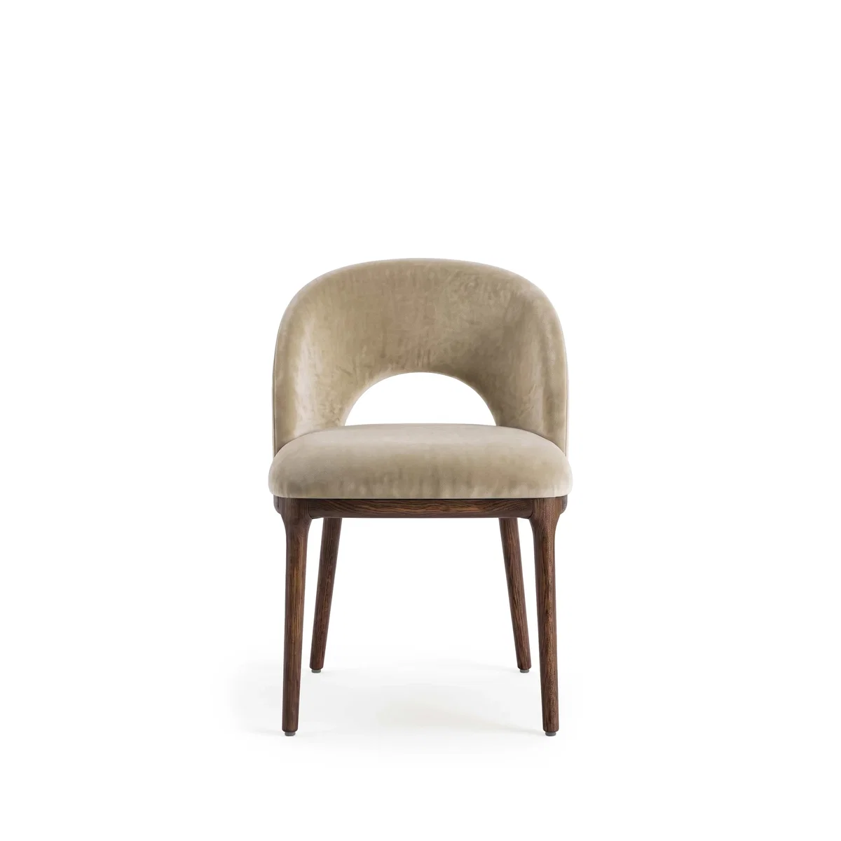 Corndell Set of 2 Kingsbridge Dining Chairs With Dark Legs Natural – image 2