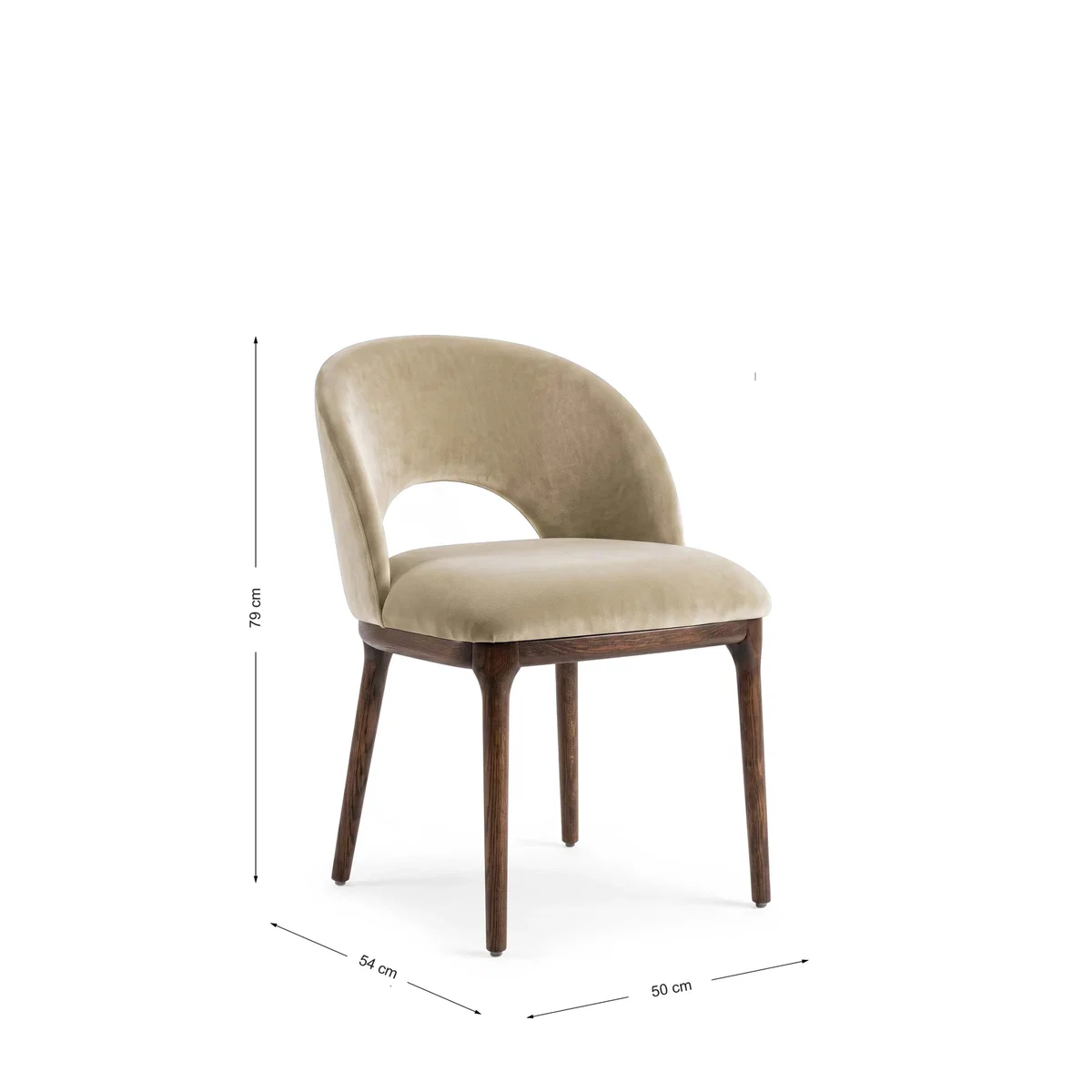 Corndell Set of 2 Kingsbridge Dining Chairs With Dark Legs Natural – image 7