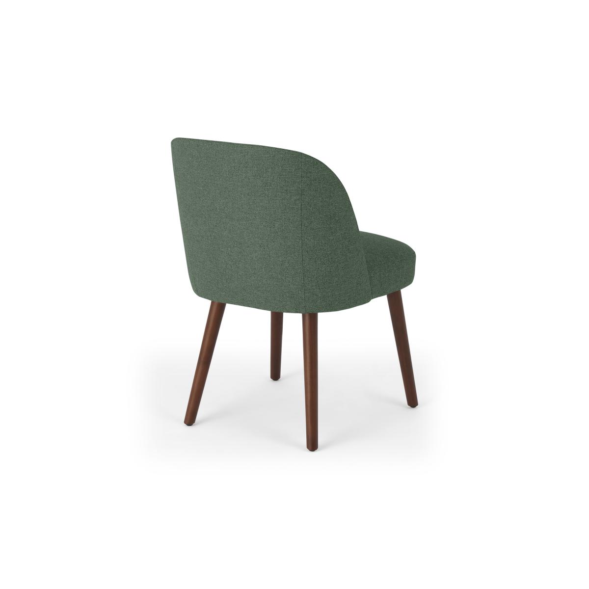 Swinton Set of 2 Dining Chairs, Darby Green with Dark Stain Legs – image 5