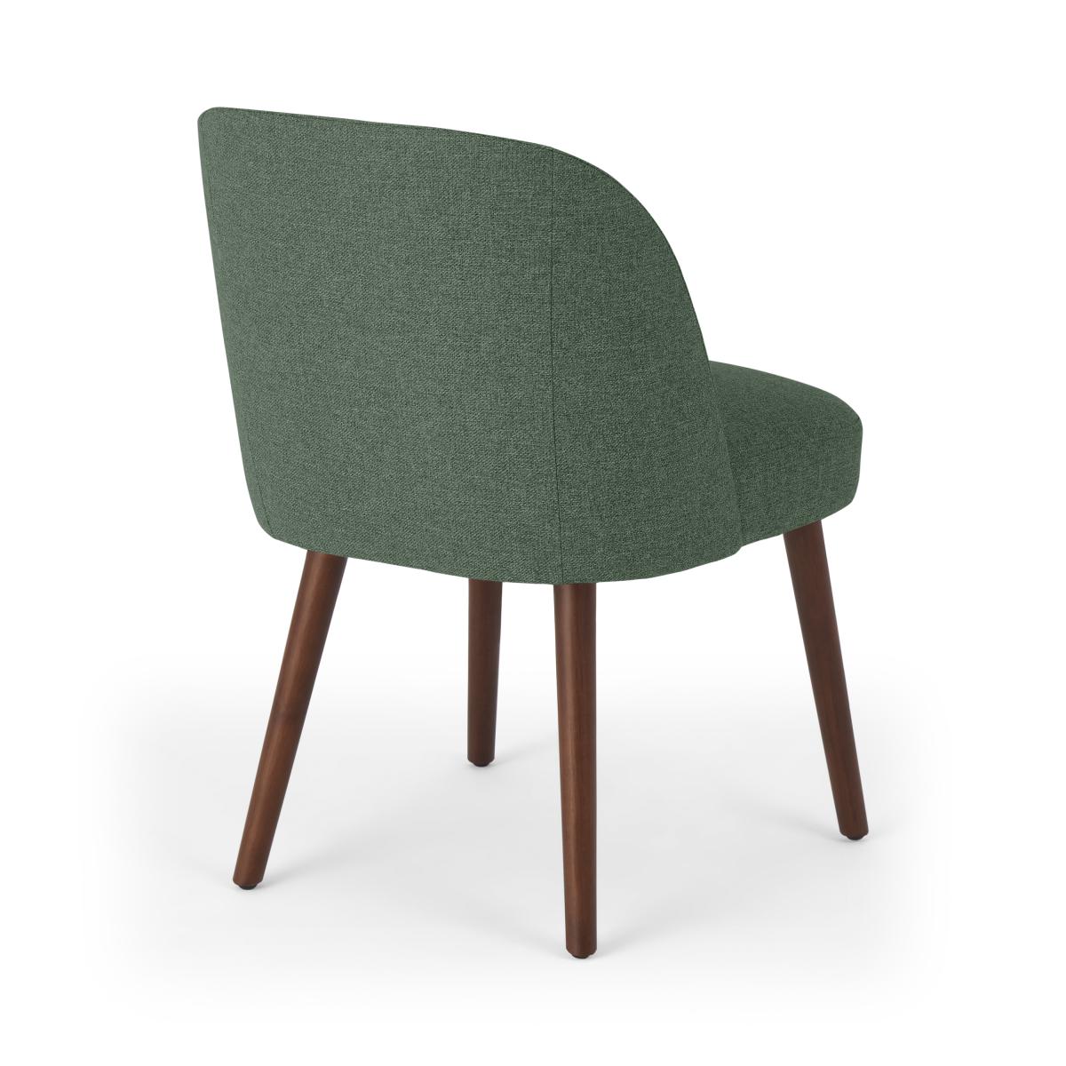 Swinton Set of 2 Dining Chairs, Darby Green with Dark Stain Legs – image 10