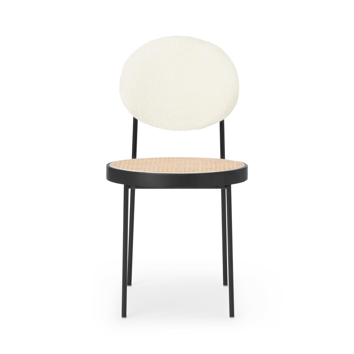 Rumana Dining Chair, Cane & Whitewash Boucle – image 2
