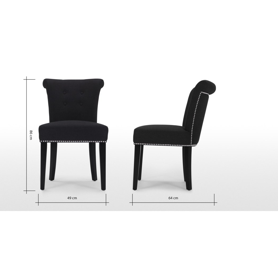 Celia - Set of 2 Celia Dining Chair, Midnight Black – image 6