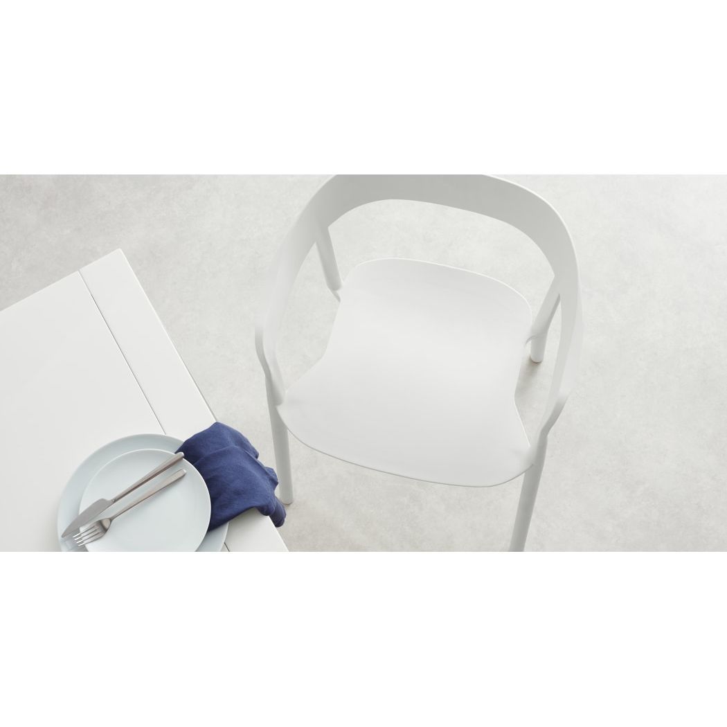 Elsie - Set of 2 Elsie Stackable Dining Chairs, White – image 4