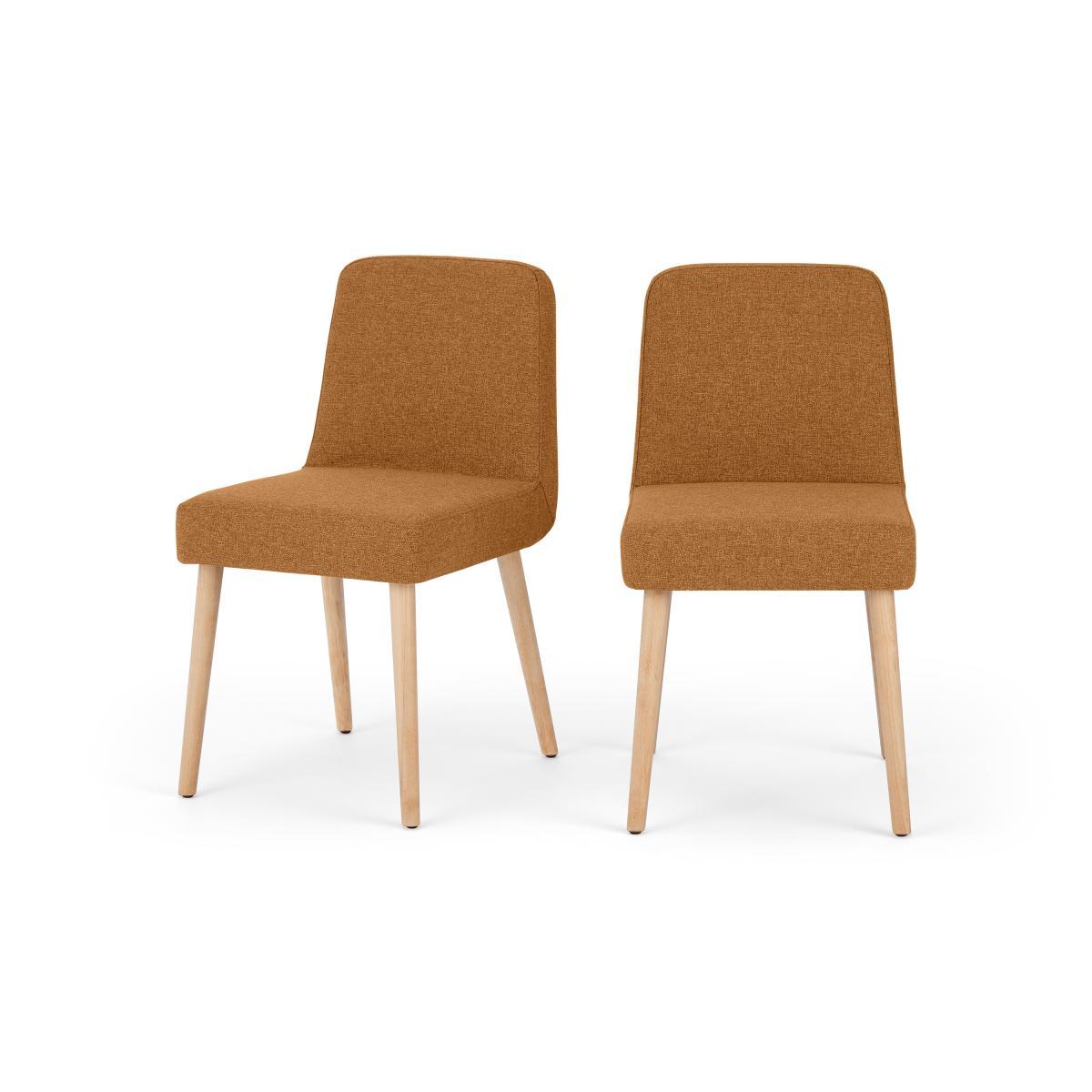 Adams Set of 2 Dining Chairs, Orleans Marmalade Orange – image 2