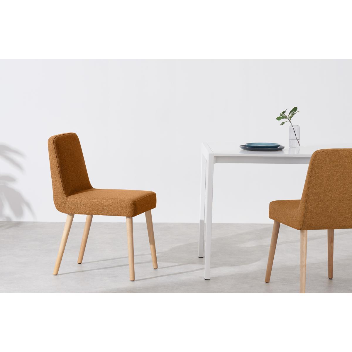 Adams Set of 2 Dining Chairs, Orleans Marmalade Orange – image 3