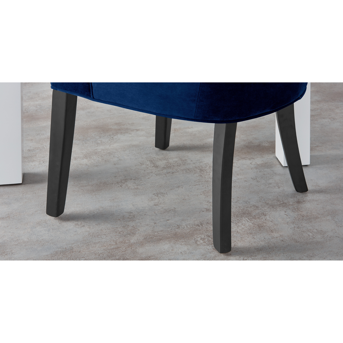 Flynn Scoop Back Chair, Royal Blue Velvet – image 8
