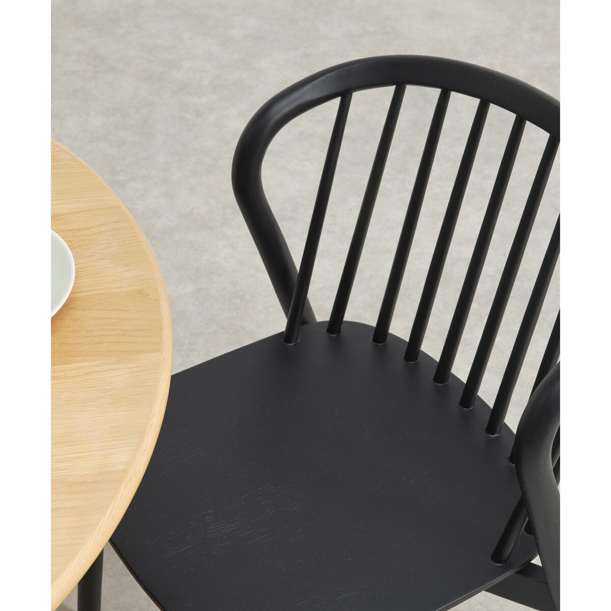 Tacoma Set of 2 Dining Chairs, Charcoal Black – image 3