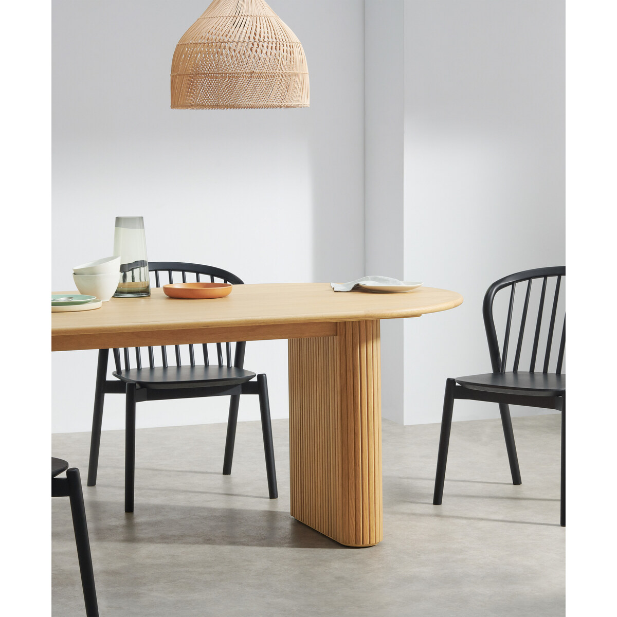 Tacoma Set of 2 Dining Chairs, Charcoal Black – image 5