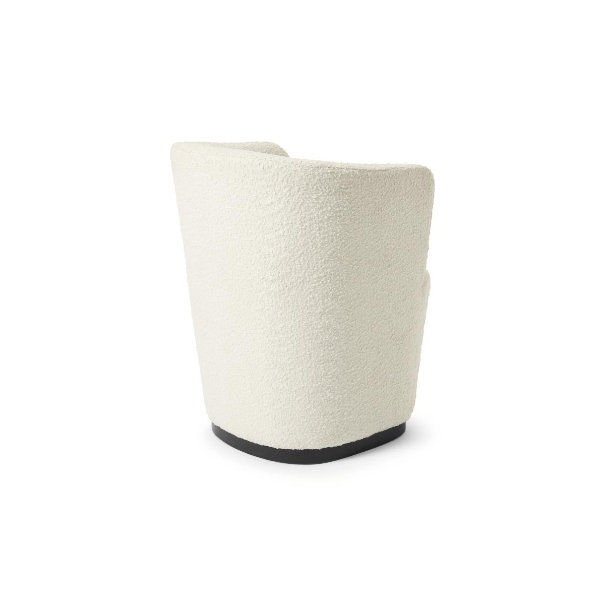 Revy Dining Chair, Whitewash Boucle – image 5