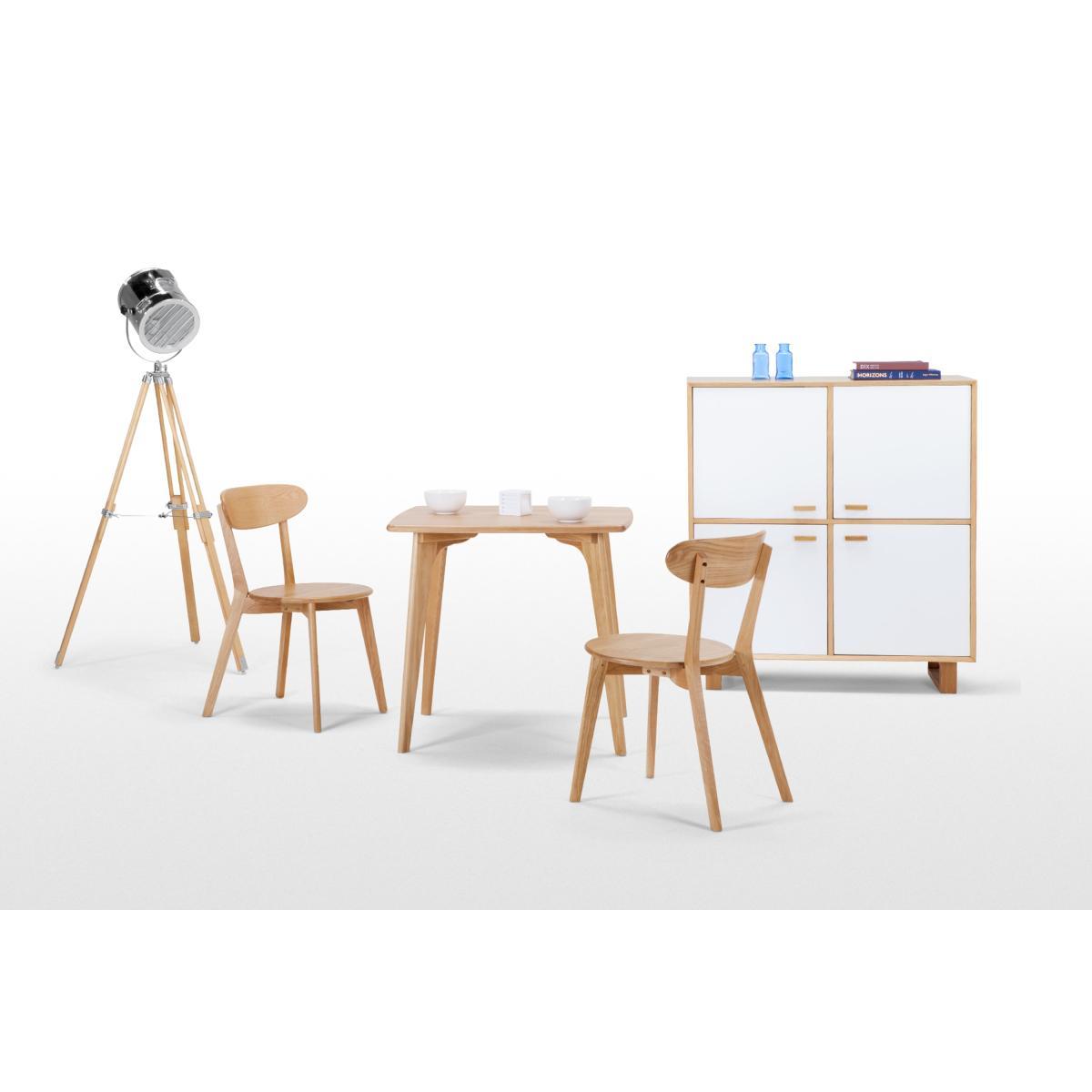 Fjord Set of 2 Dining Chairs, Oak – image 3