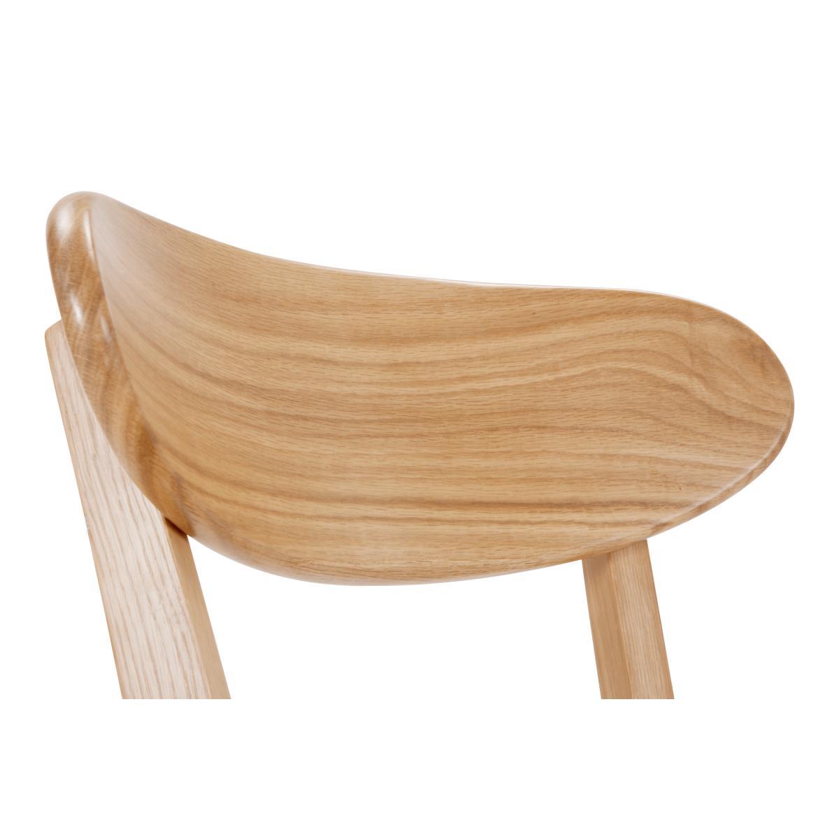 Fjord Set of 2 Dining Chairs, Oak – image 4