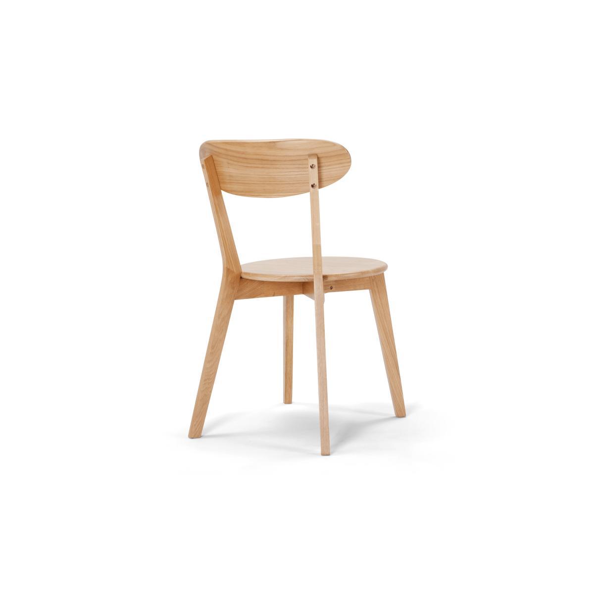 Fjord Set of 2 Dining Chairs, Oak – image 5
