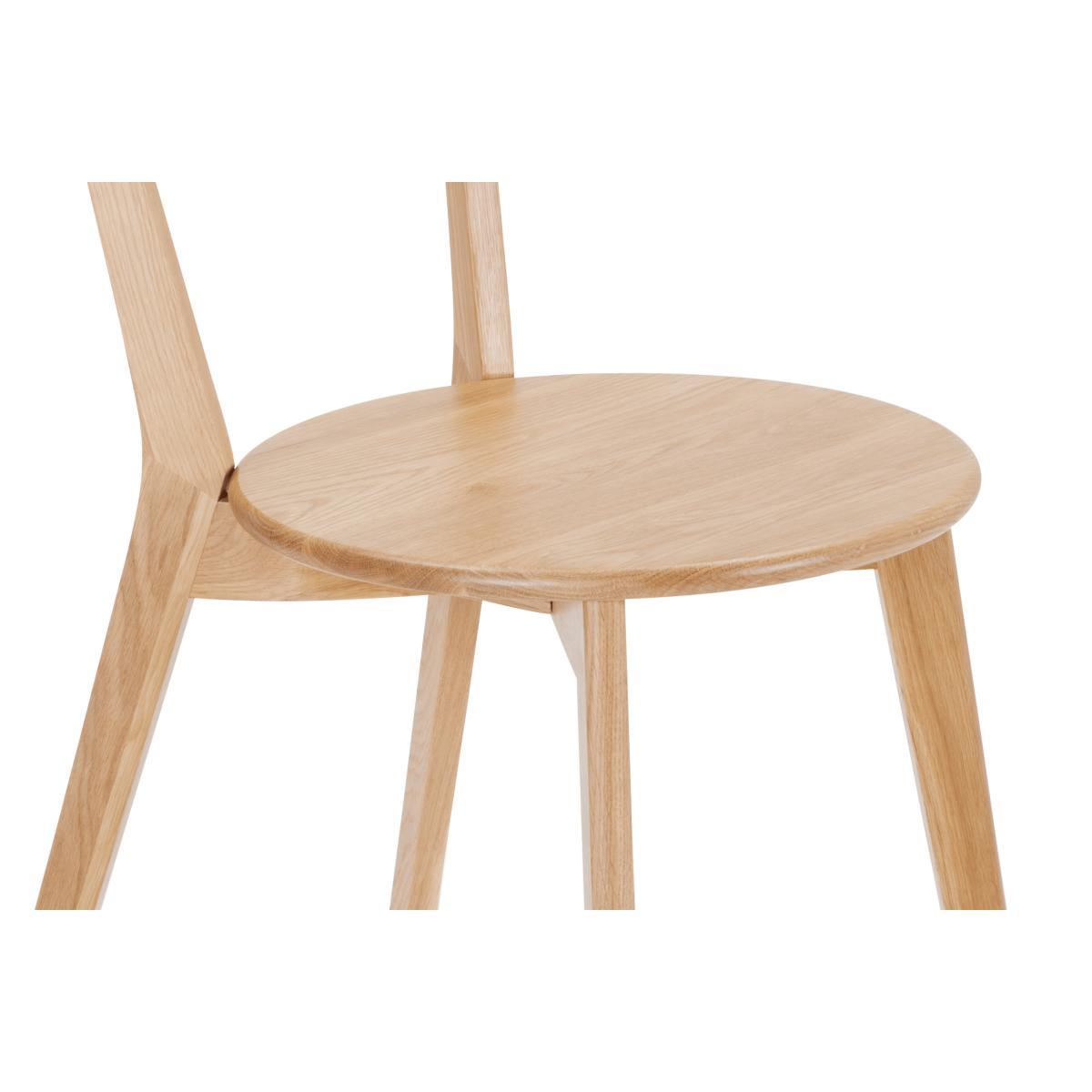 Fjord Set of 2 Dining Chairs, Oak – image 6