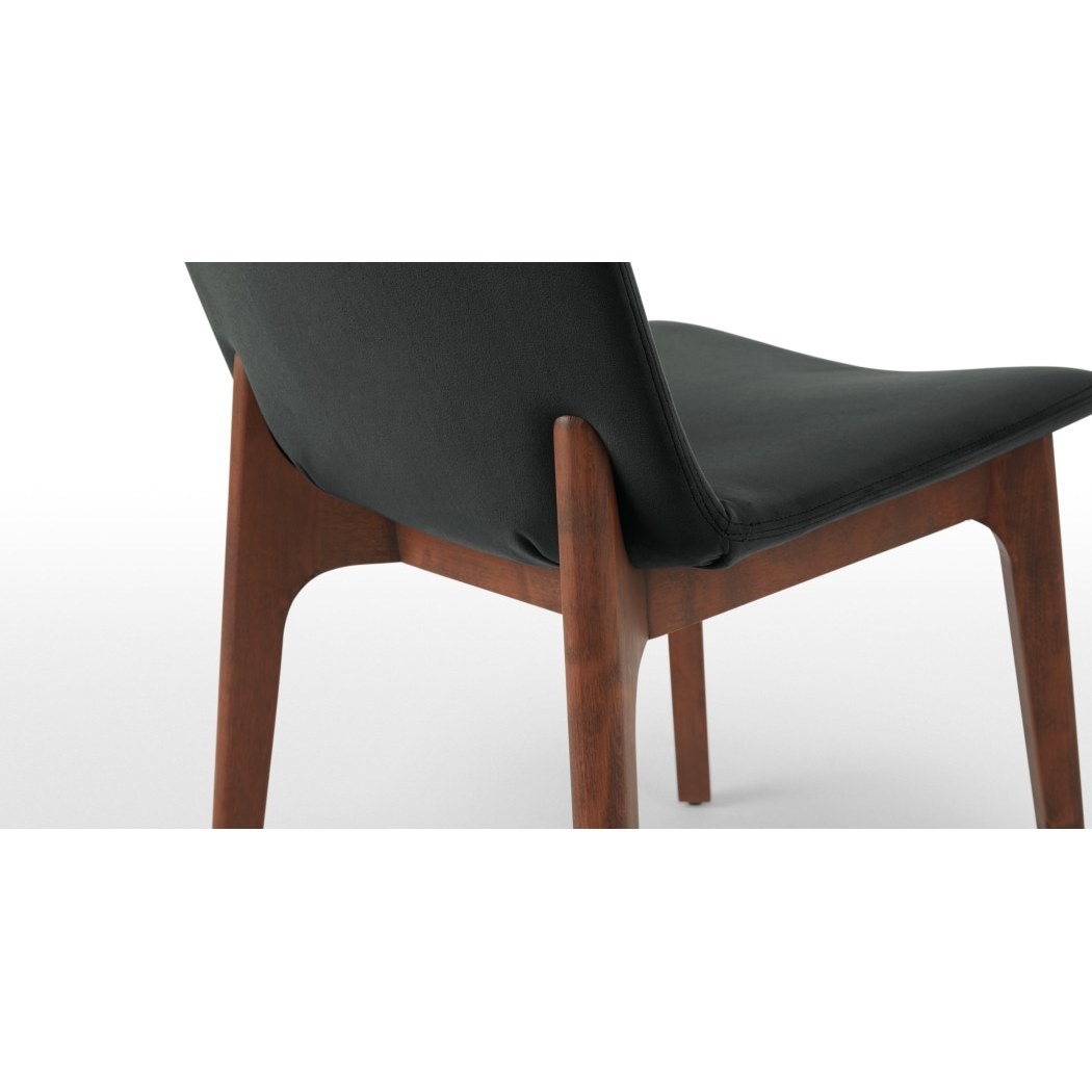 Vine - Set of 2 Vine Dining Chairs, Midnight Grey Velvet – image 4