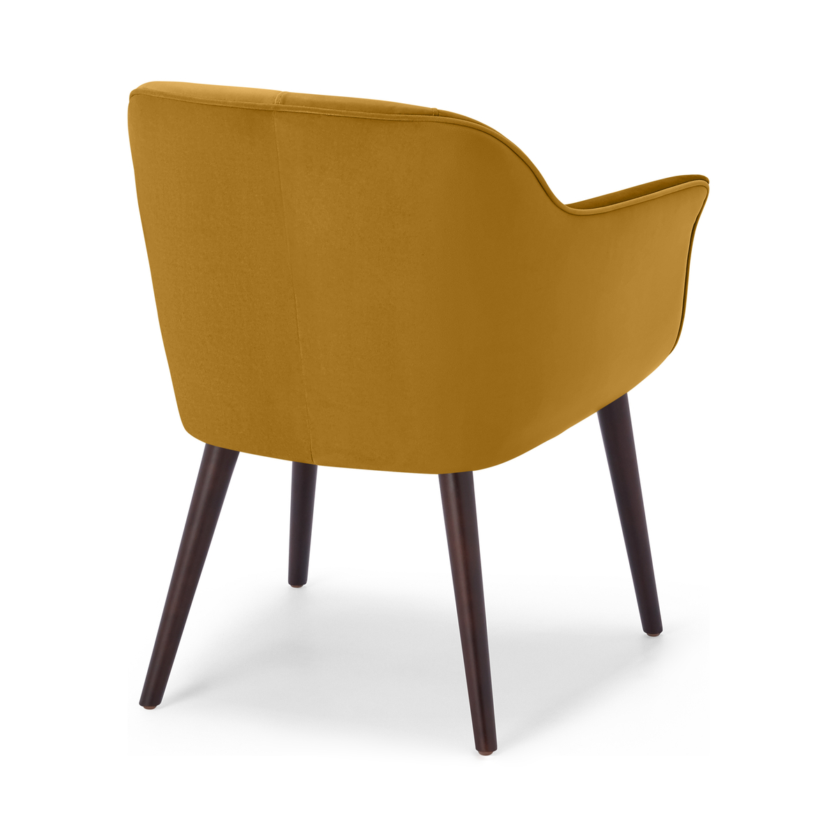 Fordell Carver Dining Chair, Mustard Velvet – image 2