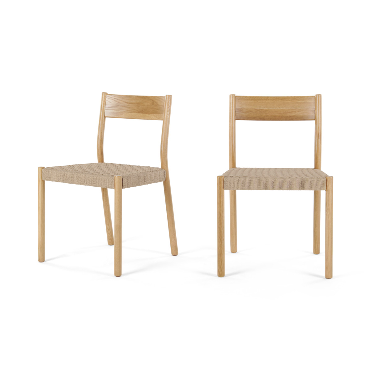 Set of 2 Rhye Woven Dining Chairs – image 3