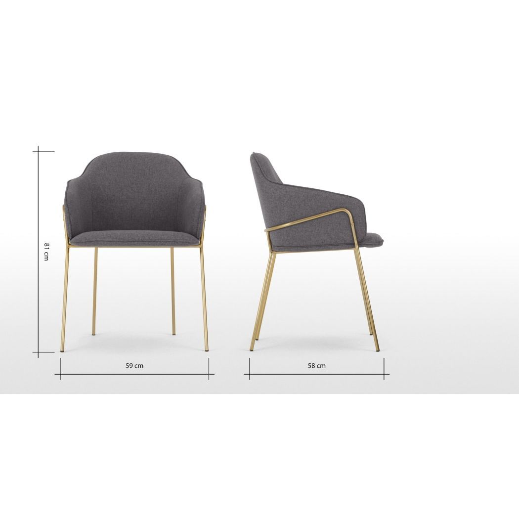 Stanley - Stanley Frame Carver Dining chair, Nimbus Grey – image 5