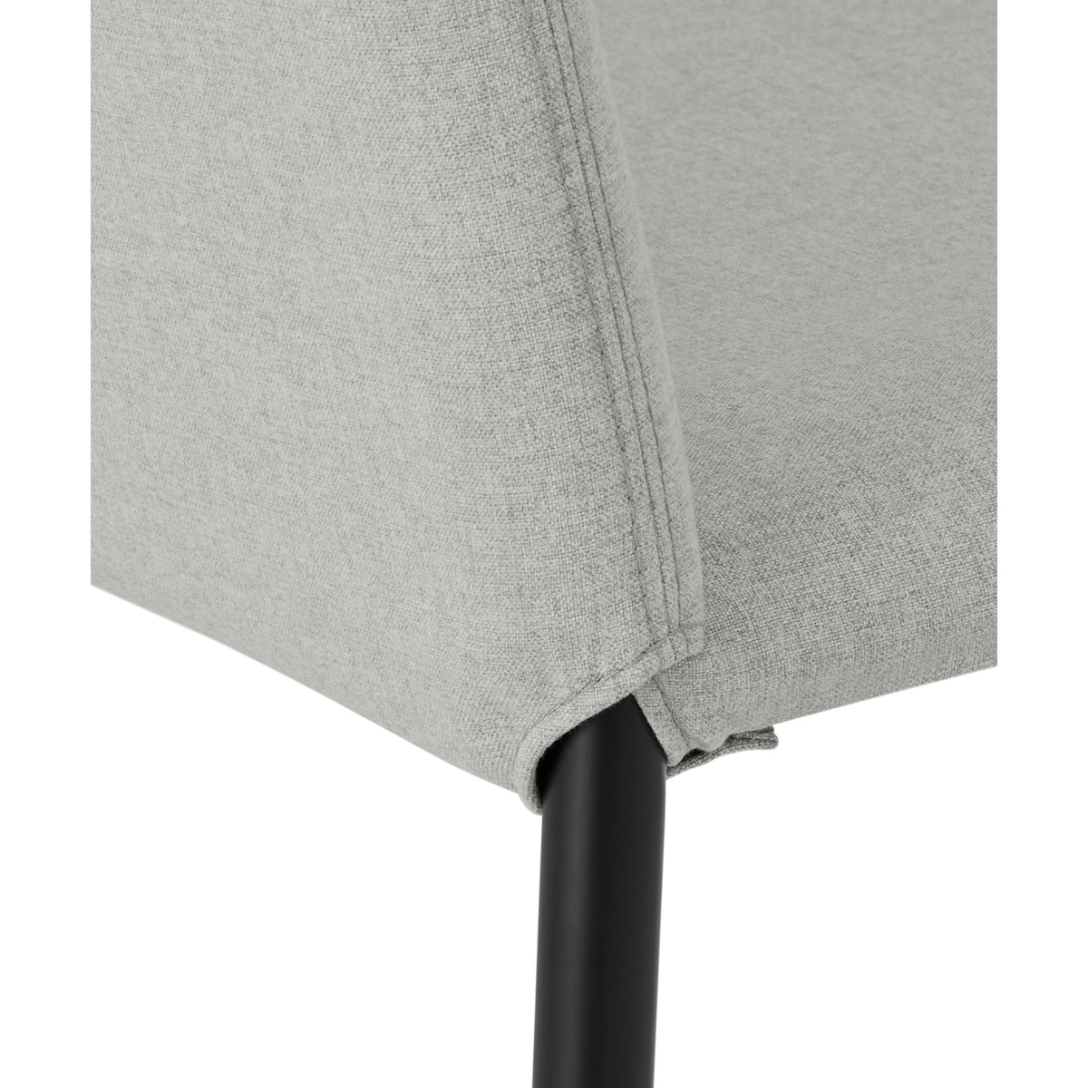 Braga Set of 2 Dining Chairs, Hail Grey – image 5