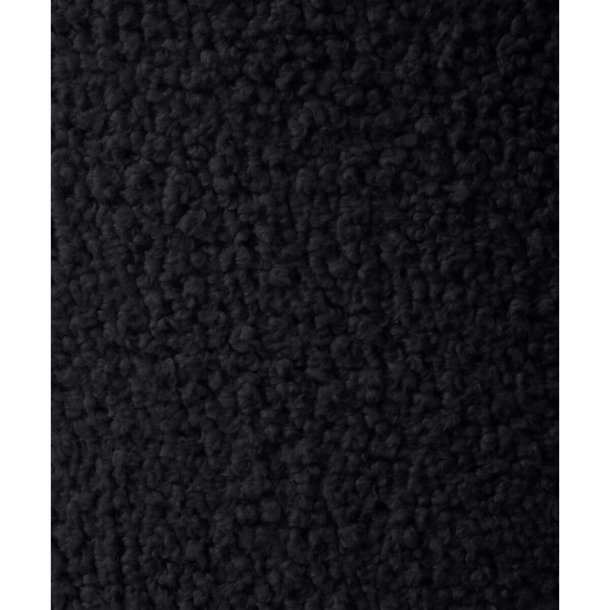 Swinton Carver Dining Chair, Black Faux Sheepskin with Black Legs – image 6