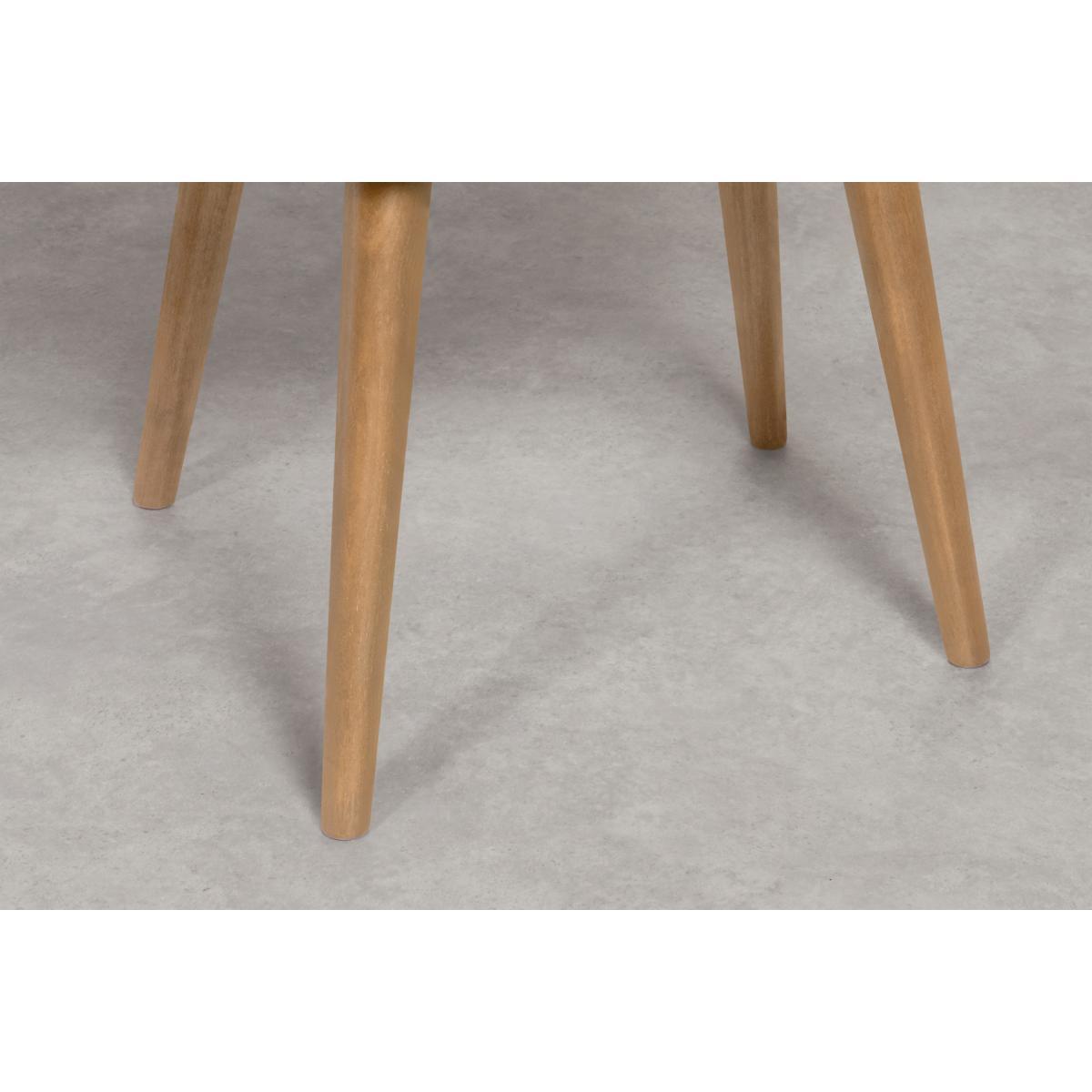 Set of 2 Lule Carver Dining Chairs, Royal Blue Velvet and Oak – image 4