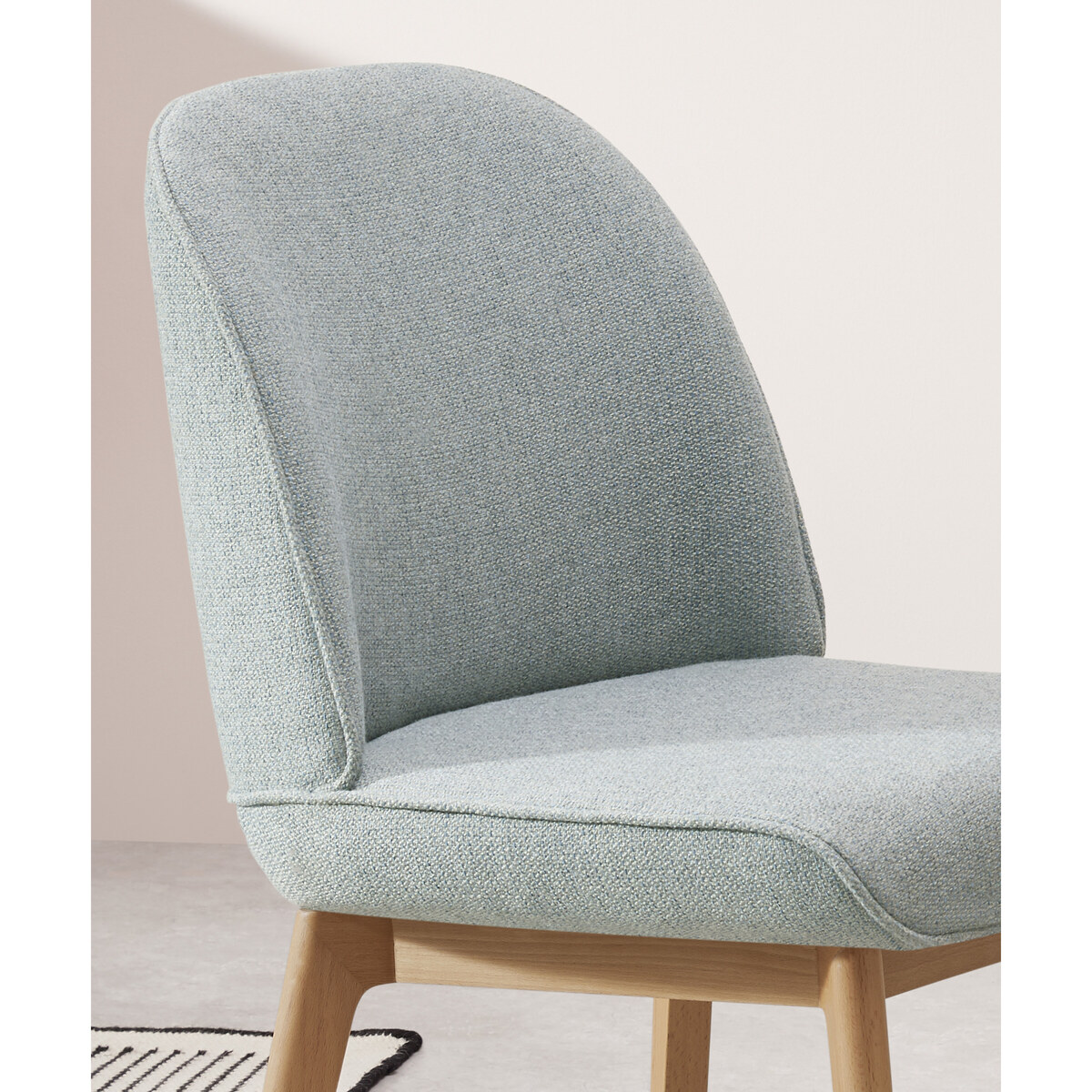 Erdee Set of 2 Dining Chairs, Grey Blue Weave – image 9