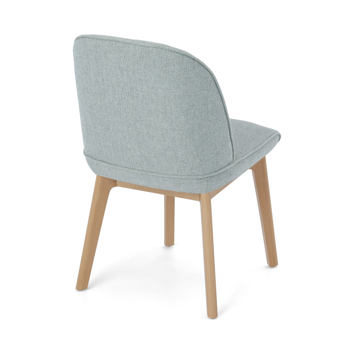 Erdee Set of 2 Dining Chairs, Grey Blue Weave – image 2