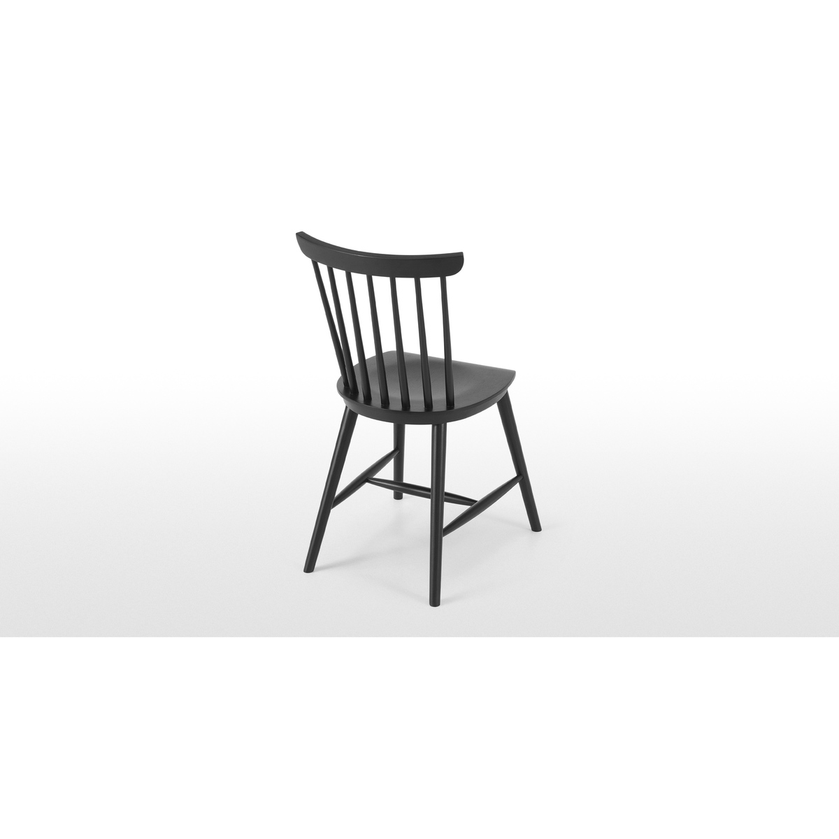Deauville Set of 2 Dining Chairs, Charcoal Black – image 5