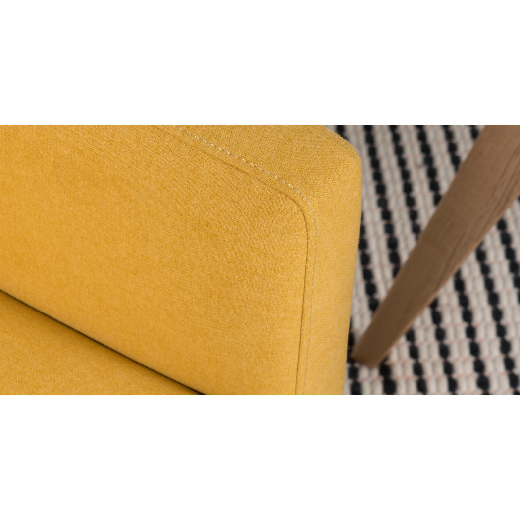 Wilton - Set of 2Wilton Dining Chairs,Yolk Yellow and Birch Black – image 5