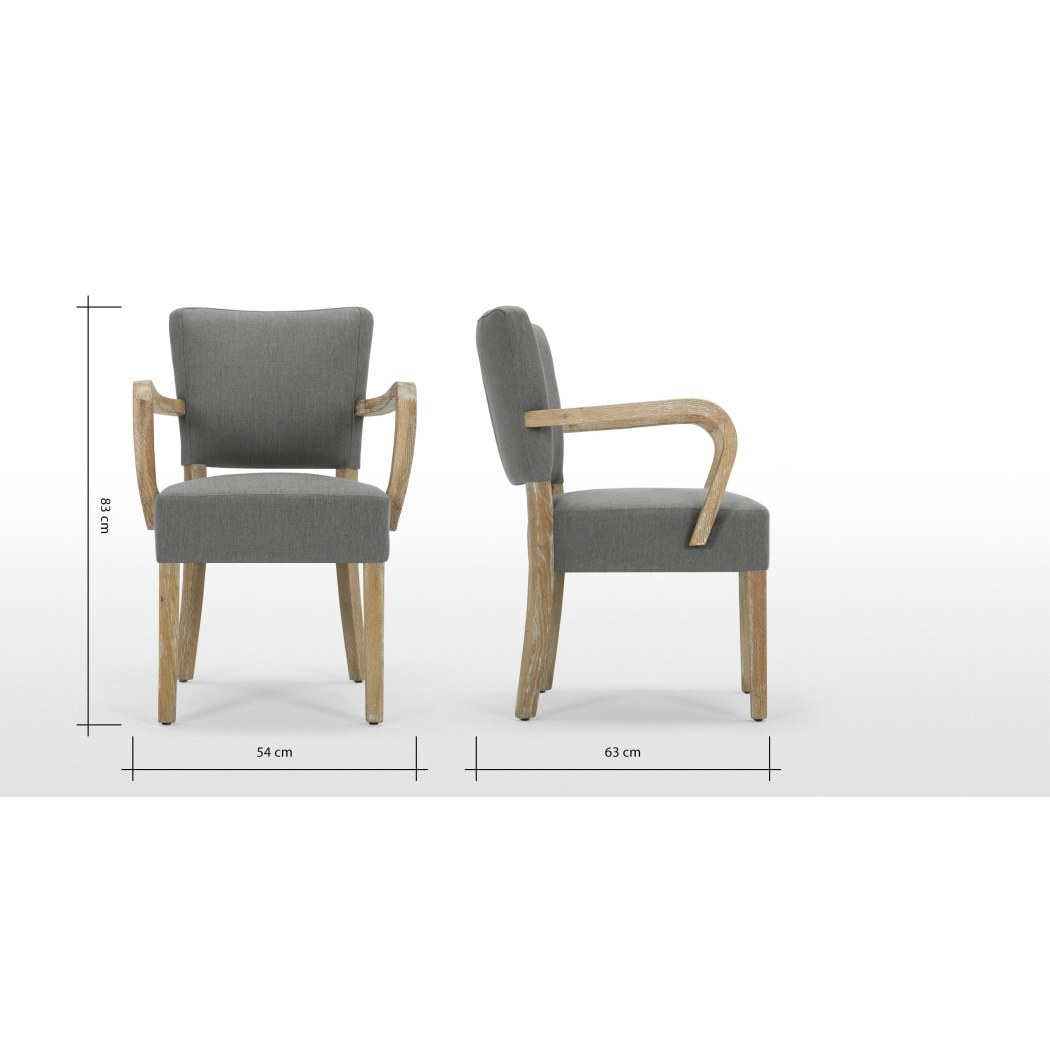 Irvington - Irvington Carver Chair, Graphite Grey – image 6