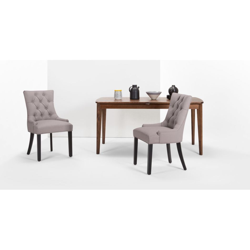 Flynn - Flynn Scoop Back Chair, Pewter Grey PU – image 2