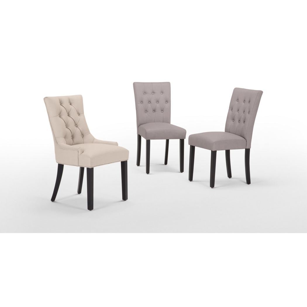 Flynn - Flynn Scoop Back Chair, Pewter Grey PU – image 3
