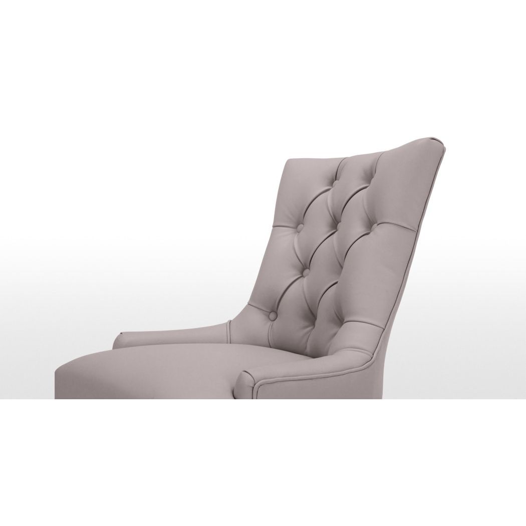 Flynn - Flynn Scoop Back Chair, Pewter Grey PU – image 5