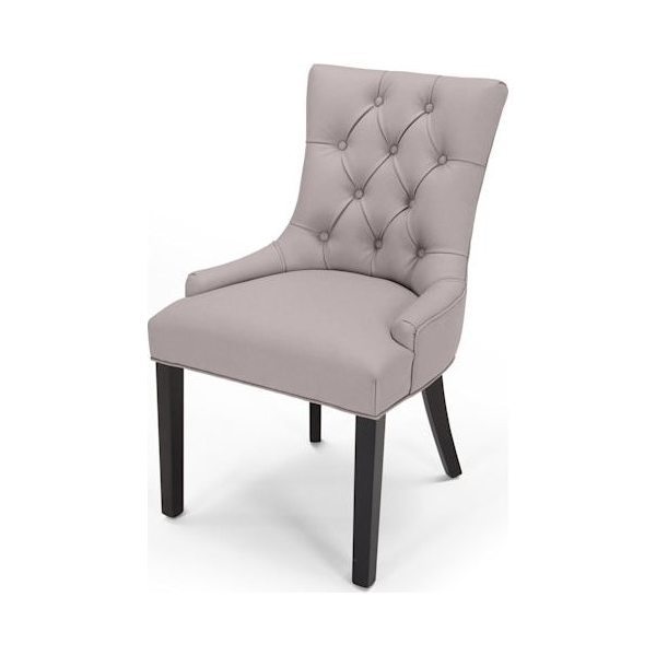 Flynn - Flynn Scoop Back Chair, Pewter Grey PU – image 1